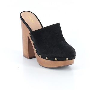 Mossimo Supply Co. black mule booties women’s